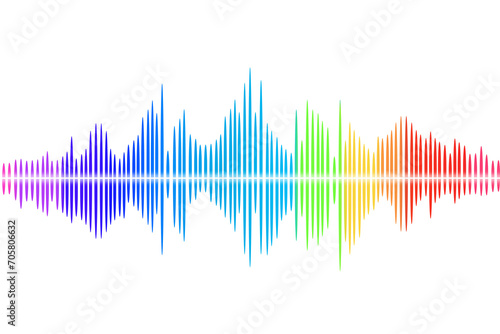 Conceptual image of sound wave, acoustics and sound vibrations, oscillations in space, Auditory System, concept Hearing Test, meditation and sound therapy, audio technologies and sound design