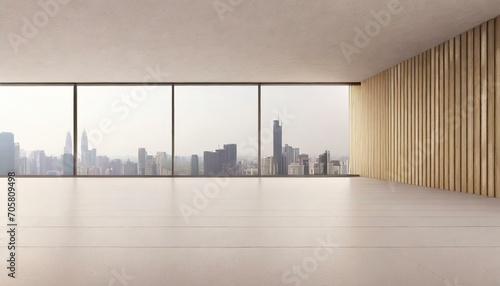 Abstract interior multilevel Empty space commercial Room