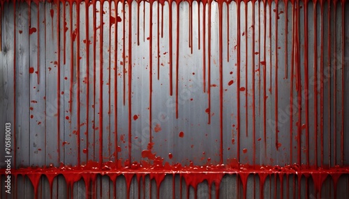 halloween background blood on metal wall background