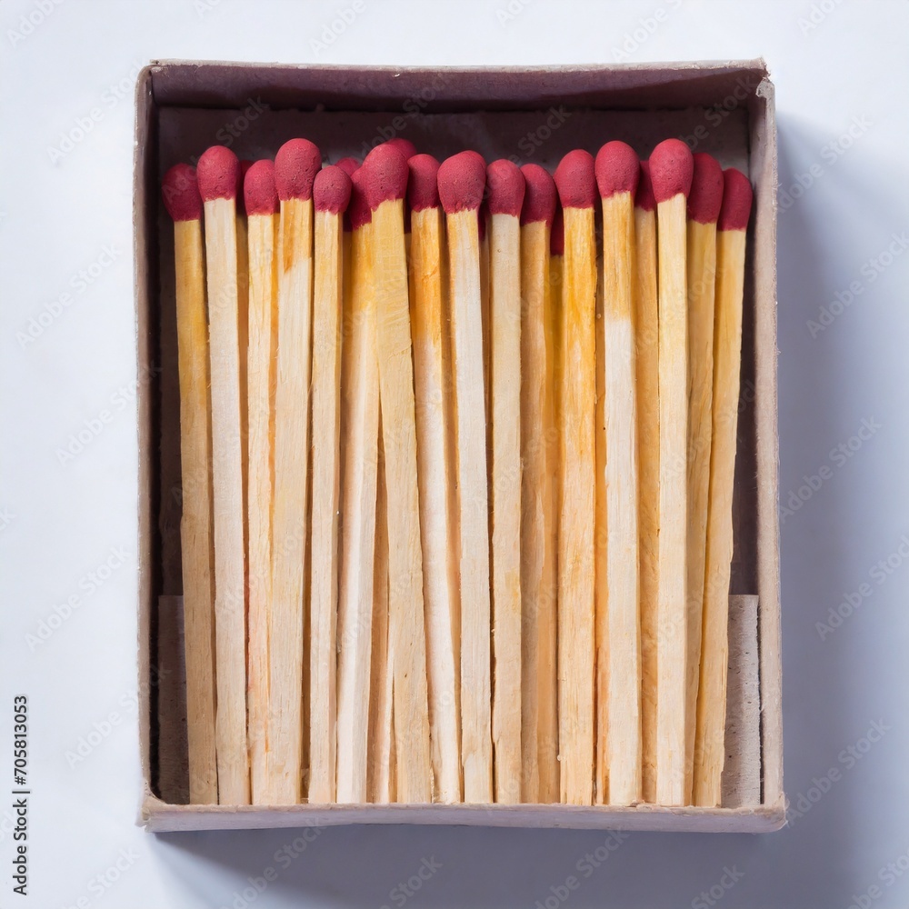 box of Match Stick isolated on white background box of Match Stick isolated on white background