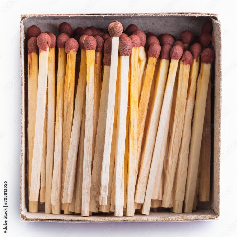 box of Match Stick isolated on white background box of Match Stick isolated on white background