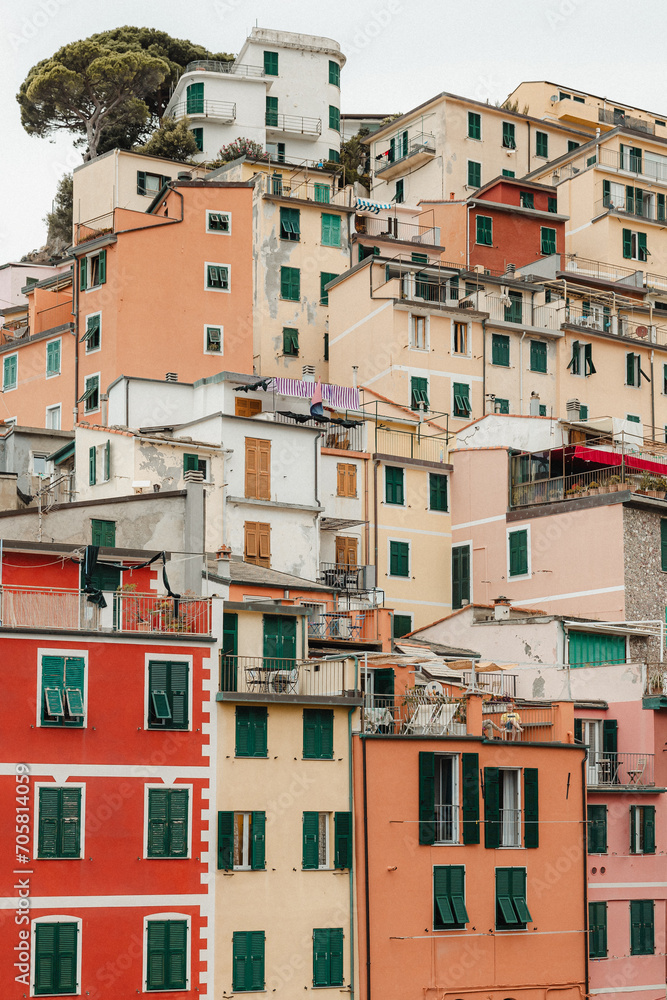 Riomaggiore in Italy, Cinque Terre 