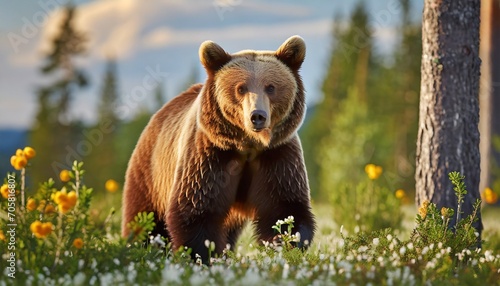 female brown bear