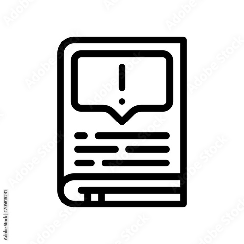 phonebook line icon