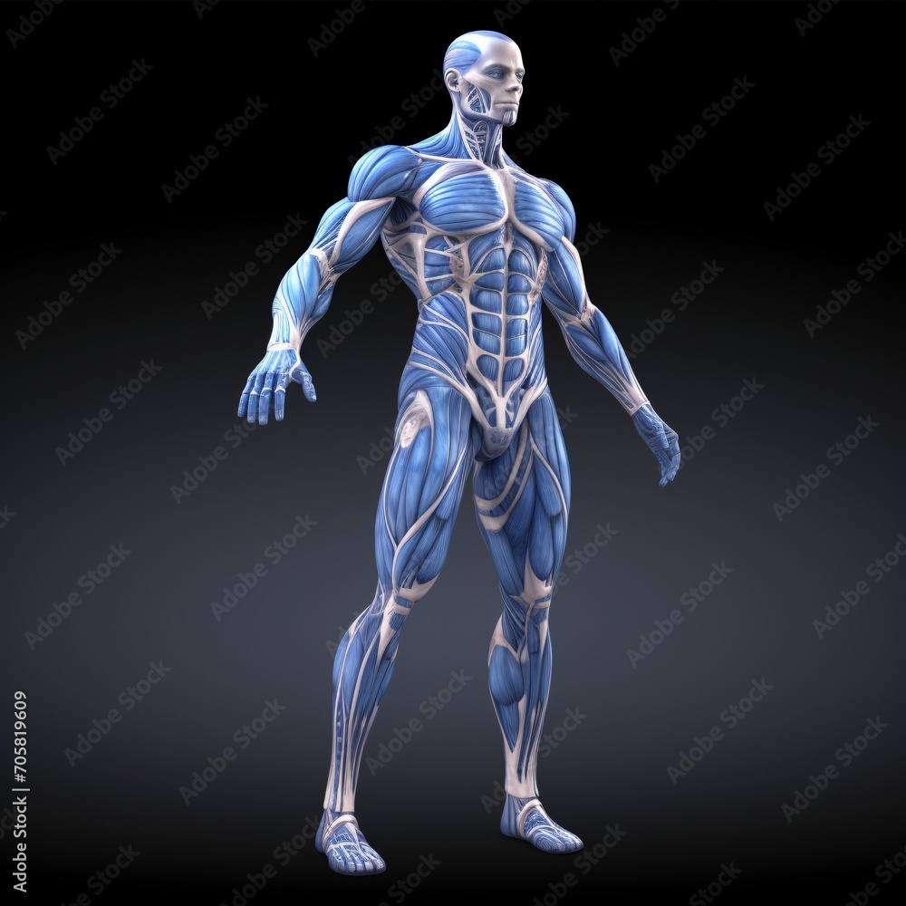 3D Anatomical Model of a Human Body Generative AI