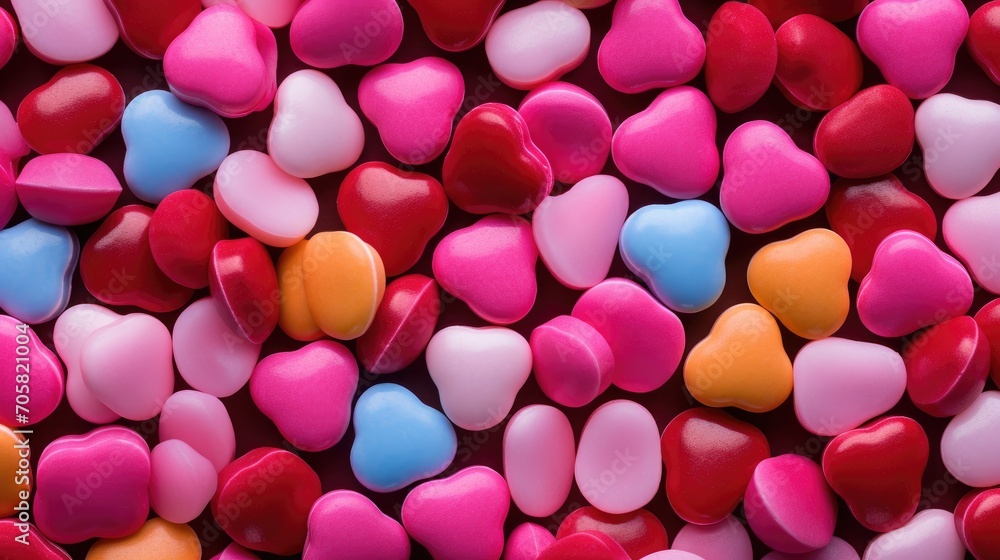 valentine heart shaped candies background valentine heart shaped candies background