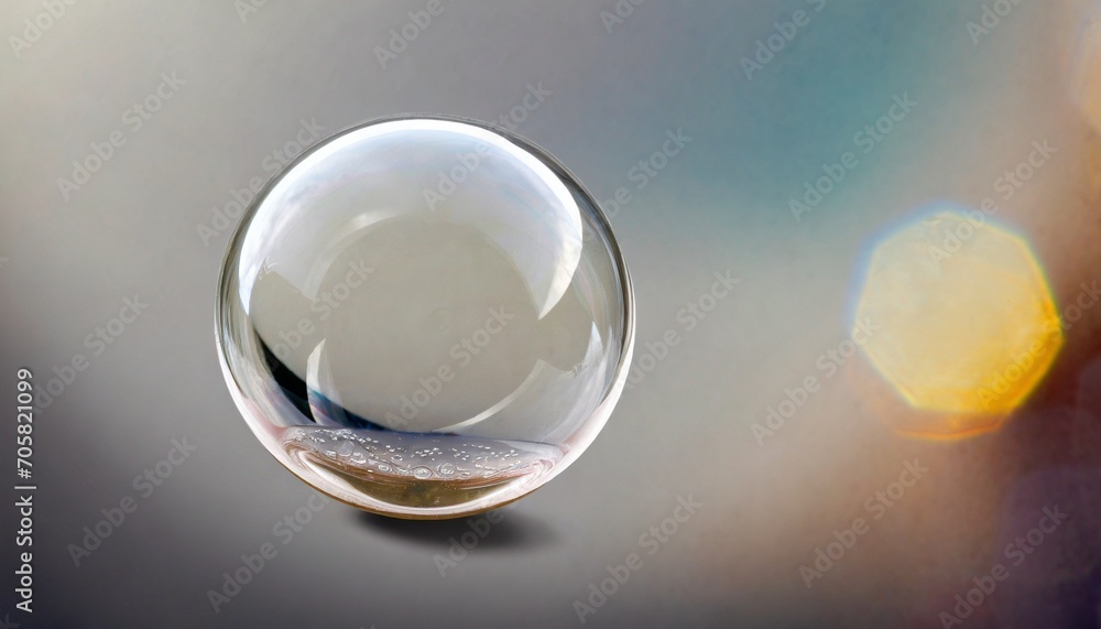 bubble against white background - obrazy, fototapety, plakaty 