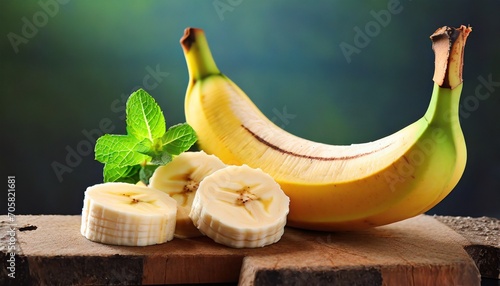banana with slices
