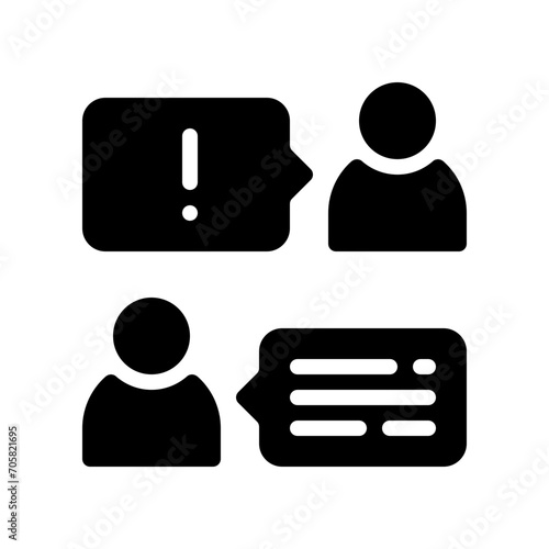 faq glyph icon