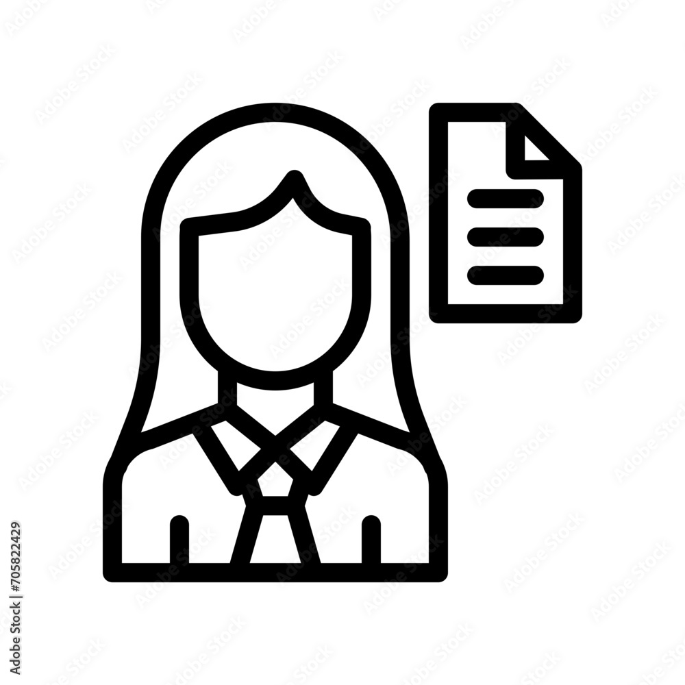 manager line icon manager line icon