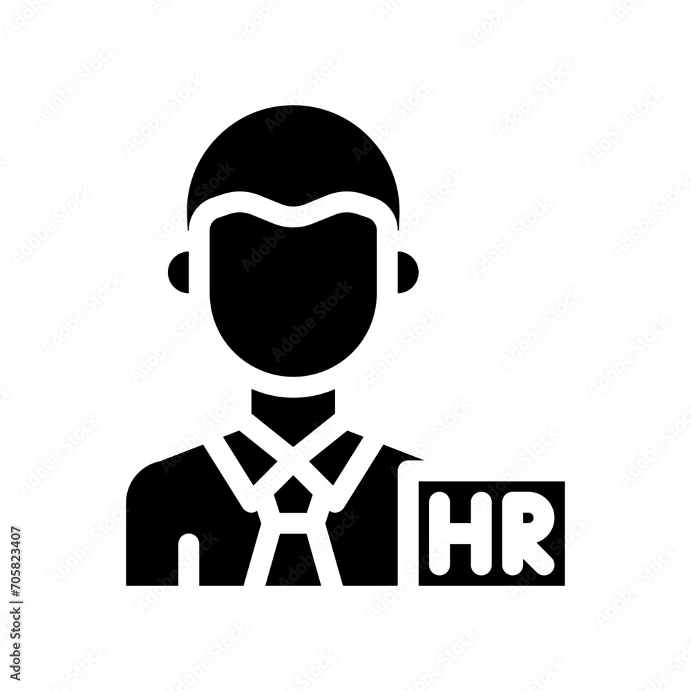 hr glyph icon