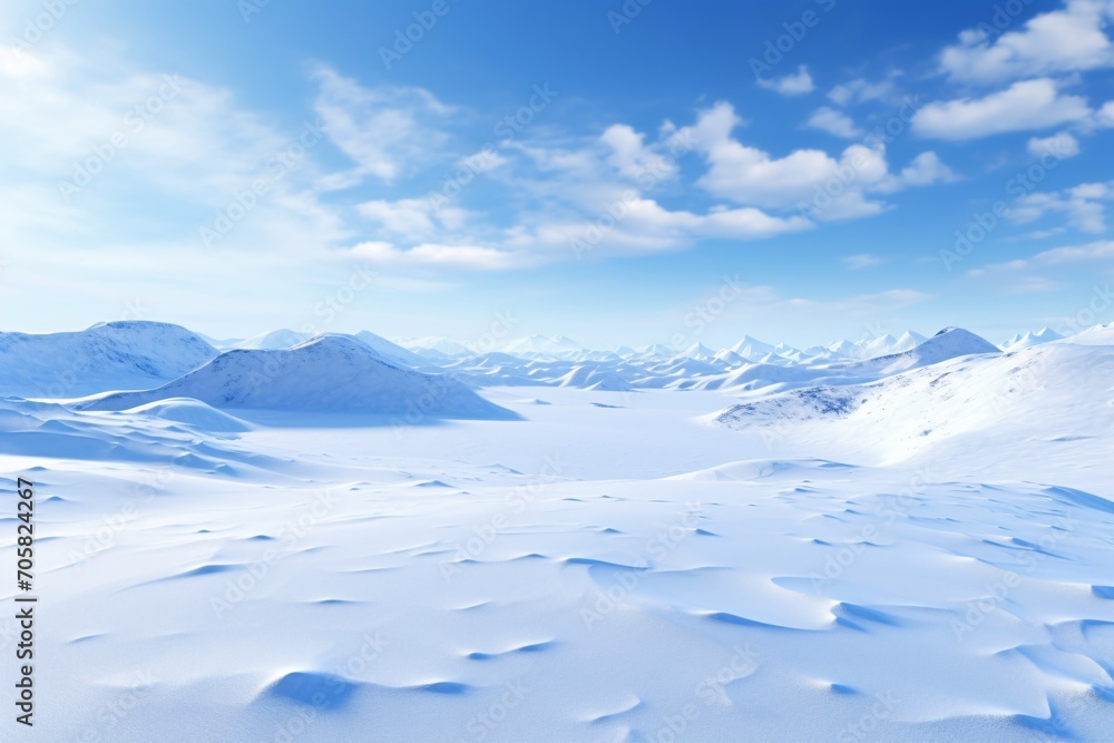 Snowy Mountains and Clouds Generative AI Snowy Mountains and Clouds Generative AI