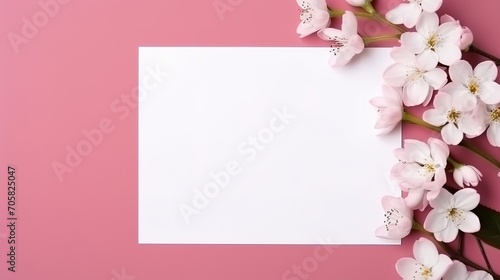 Floral blank template set. Flowers in watercolor style isolated on white background for web banners, polygraphy, wedding invitation, border. Art vector illustration. generative ai © irvan