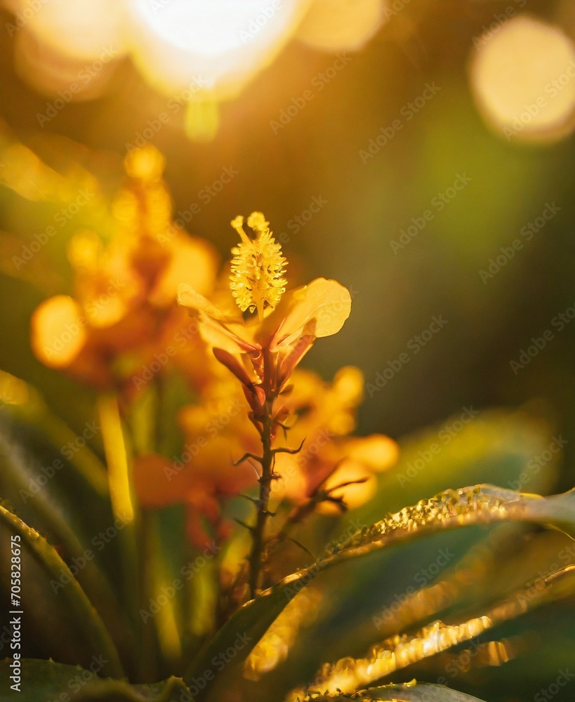 Tropical flower in the jungle macro photography Tropical flower in the jungle macro photography