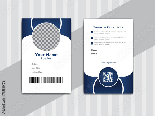 Corporate ID Card Design Template photo