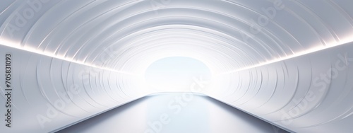 A tunnel with a blue sky in the background Generative AI © Bipul Kumar