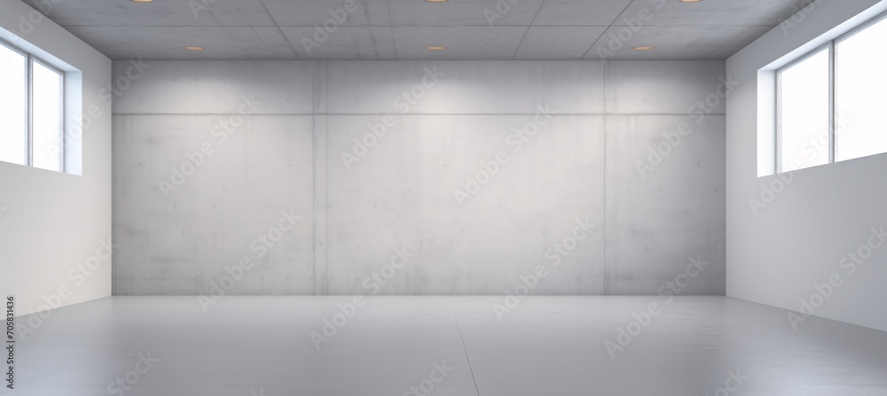 Empty, White Walled Space Generative AI Empty, White Walled Space Generative AI