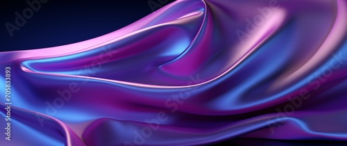 Wallpaper Mural Purple and Blue Silk Swirl Generative AI Torontodigital.ca