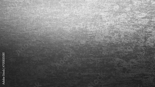 luxury antique opulent fabric wall in silver and black gradient color. polished metallic wall texture use as background with blank space for design. shiny grey grunge wallpaper.