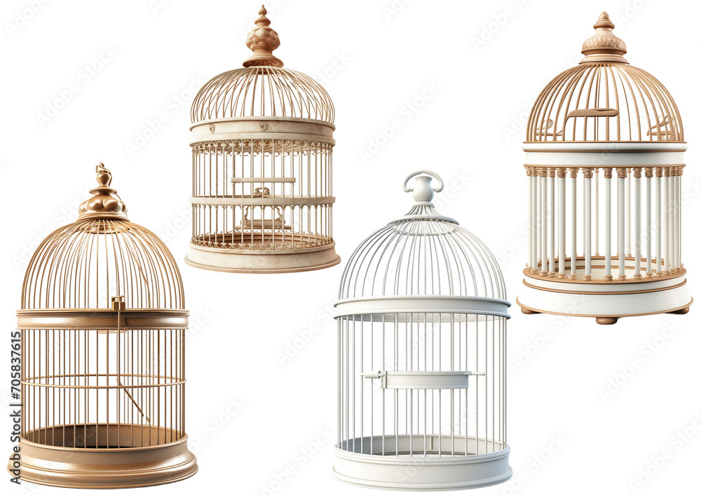 Empty Bird Cage PNG