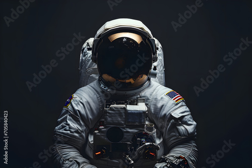 Astronautisches Erlebnis: Ein faszinierendes Porträt eines Raumfahrers, der die Weiten des Universums erkundet