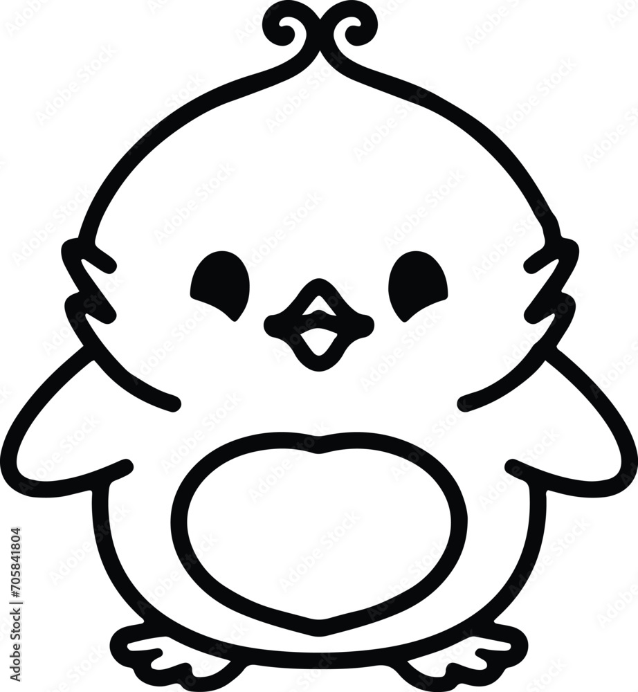 cute bird simple line drawing cute bird simple line drawing