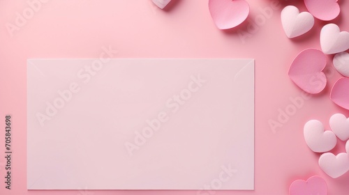 Romantic Valentines Day Decorations: Top View Photo of Open Pin, Love and Festive Celebration