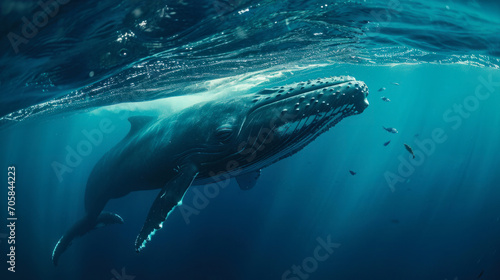 Majesty of the Depths: A Humpback Whale's Journey
