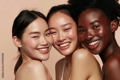 Skin Deep Happiness: Asian and African Elegance Unveiled