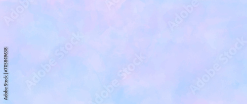 Blue and pink vector watercolor art background. Sky. Heave. Clouds. Hand drawn vector texture. Hand painted pastel watercolor texture for cards, flyer, poster, banner, and cover.