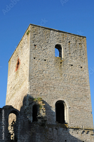 old and picturesque city of visby photo