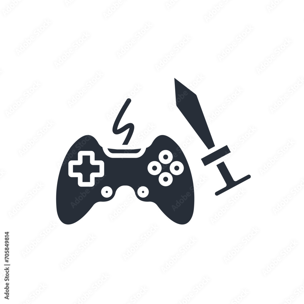 arcade game icon. vector.Editable stroke.linear style sign for use web design,logo.Symbol illustration. arcade game icon. vector.Editable stroke.linear style sign for use web design,logo.Symbol illustration.