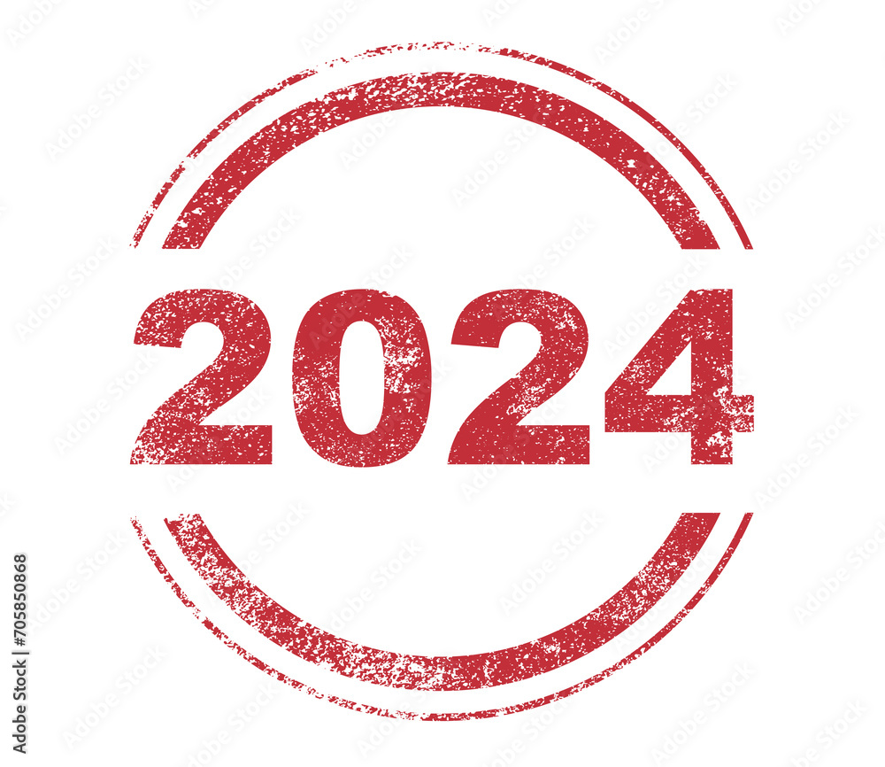 2024 Red Ink Stamp