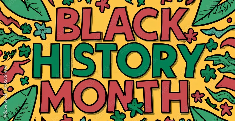 Black History Month Background, Black History Month 2024 ,African American Heritage Background