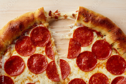 Bacon Stuffed Crust Pepperoni Pizza Pull