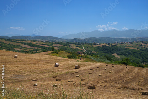 Rural landscape in Avellino province, Italy