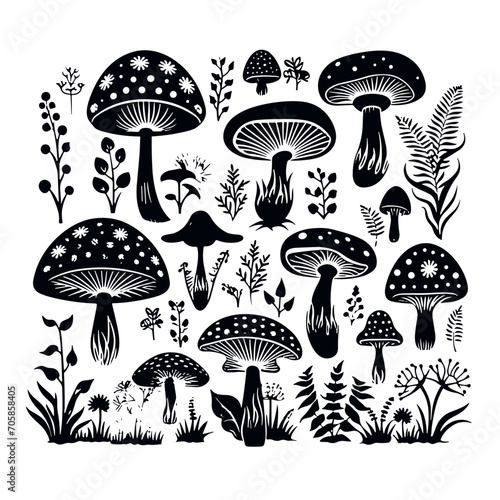 mushroom svg, mushroom png, mushroom illustration, mushroom vector, mushroom, mushroom clipart, jungle svg, forest, t shirt ,mushroom, fungus, nature, vector, food, illustration, autumn, isolated, for