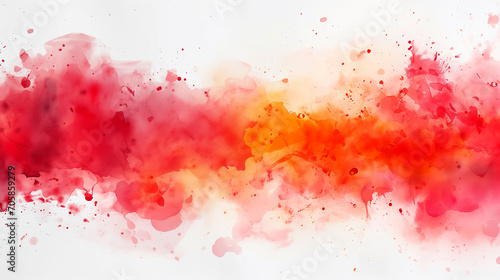 水彩画インクの背景画像_赤色
Abstract colorful red color painting illustration. Background of watercolor splashes [Generative AI] photo