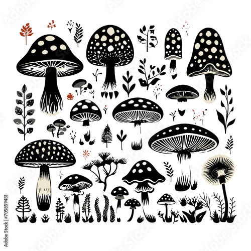 mushroom svg, mushroom png, mushroom illustration, mushroom vector, mushroom, mushroom clipart, jungle svg, forest, t shirt ,mushroom, fungus, nature, vector, food, illustration, autumn, isolated