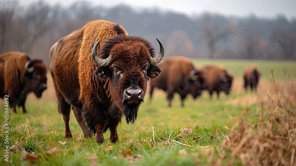 highland cow in the field