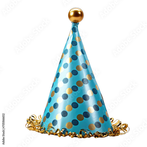 Birthday hat argument - Decorative hats for birthday parties on transparent background photo