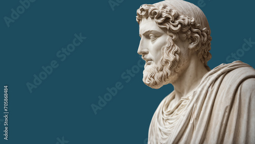 Stoicism: A Modern Renaissance of Philosophical Contemplation, Thought, and Ancient Greek Statue History, Stoic Copy Space