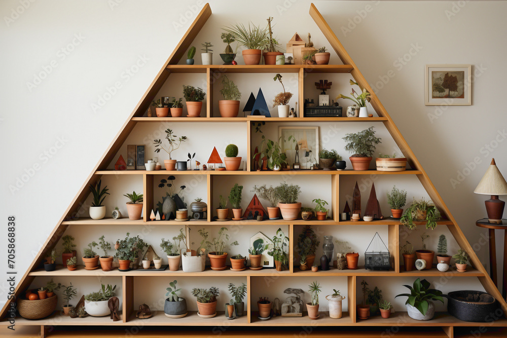 Step into a space where a modest shelf showcases a carefully chosen collection of small, cute things. Witness the magic of simplicity and thoughtful arrangement in this visually pleasing setting.