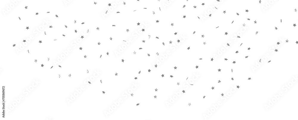 sparkles silver stars on white background with text place- Image sparkles silver stars on white background with text place- Image
