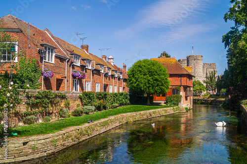 Canterbury Westgate and Great Stour River photo