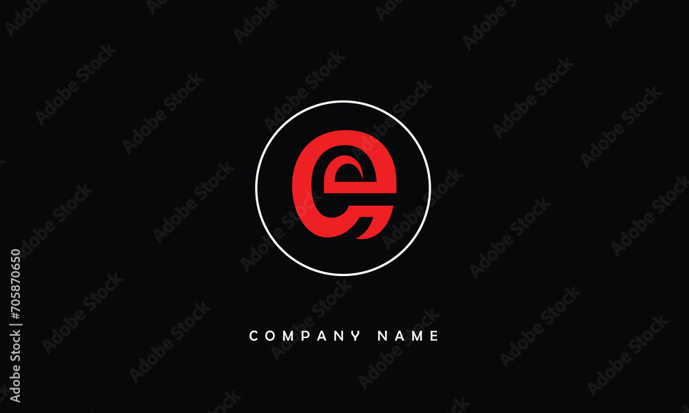E, E Abstract Letter Logo Monogram E, E Abstract Letter Logo Monogram
