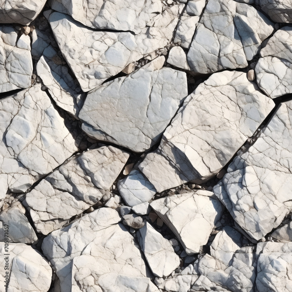 Fototapeta premium Rock texture seamless pattern background