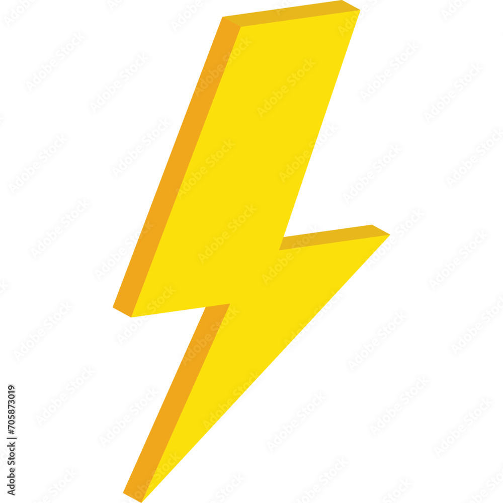 3D Lightning Vector 3D Lightning Vector