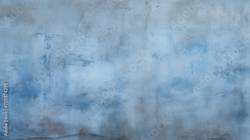 Beautiful abstract grungy blue stucco wall background in cold mood, Blue textured concrete background, generative ai © OP38Studio
