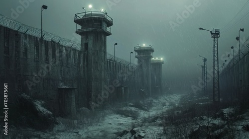 Fortress of Solitude: The Prison in Rain photo